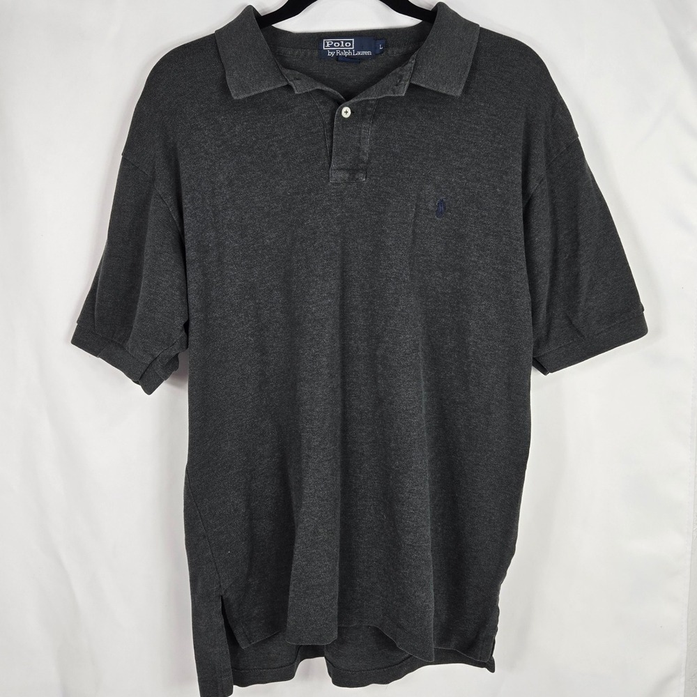 Polo Ralph‎ Lauren Polo Shirt Cotton Short Sleeve Casual Top Men's L Preppy
